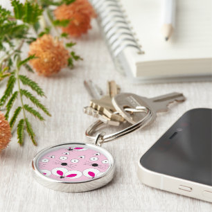 Porte-clés Motif de souris Cat Porte - clé Lt rose