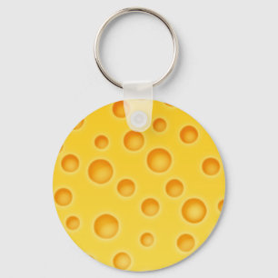 Porte-clés Motif de texture au fromage suisse