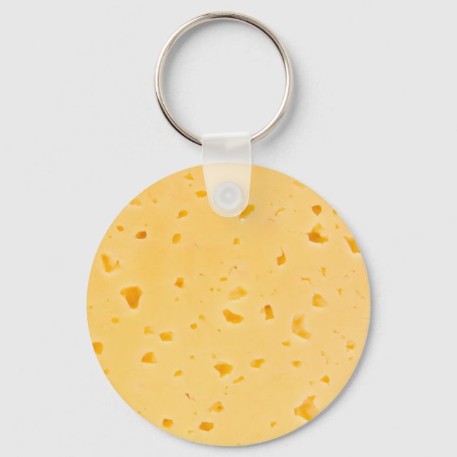 Porte-clés Motif de texture de fromage (Recto)