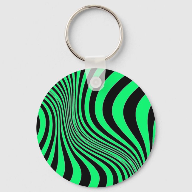 Porte-clés Motif de texture d'impression de peau de zèbre (Recto)