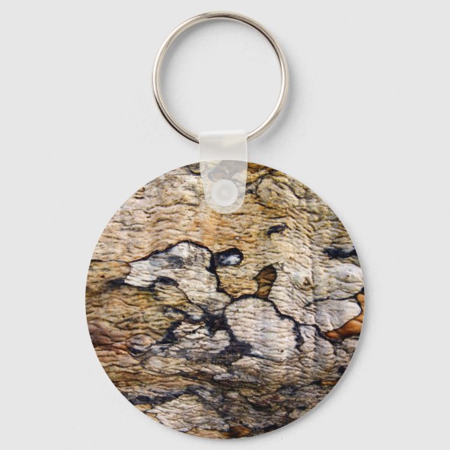 Porte-clés Motif d'écorce d'arbre (Recto)