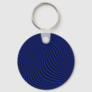 Porte-clés Motif d'illusion optique vague
