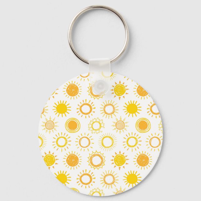 Porte-clés Motif Doodle  (Recto)