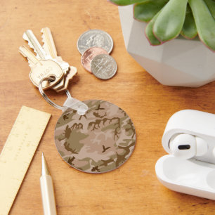 Porte-clés Motif du Camouflage du désert, Motif militaire, Ar