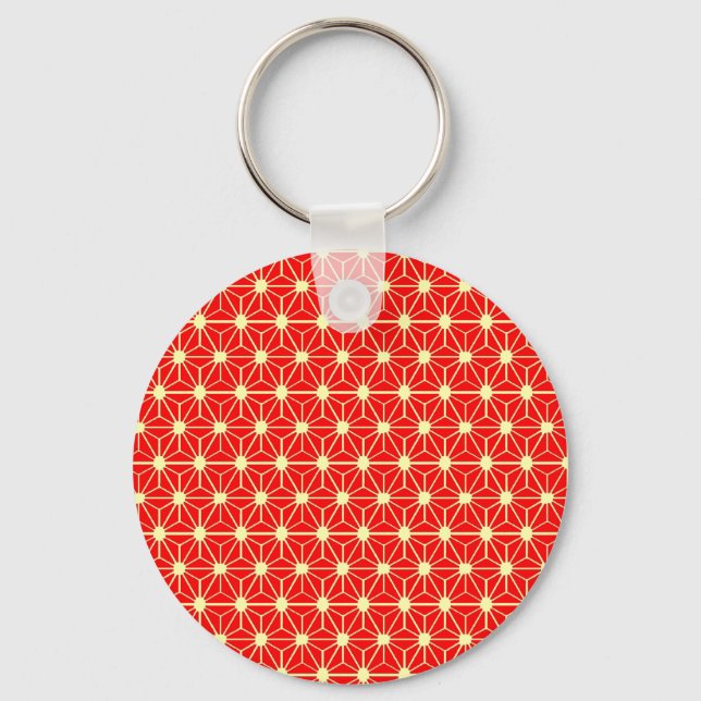 Porte-clés motif étoile rouge (Recto)