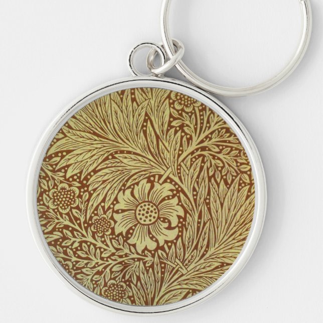 Porte-clés Motif Fleur Antique Marigold de William Morris (Devant)