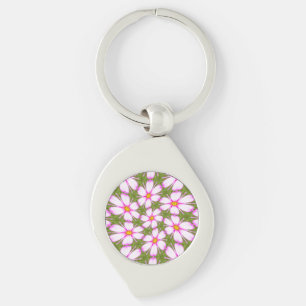 Porte-clés Motif Fleurs Cosmos