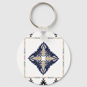 Porte-clés Motif géométrique