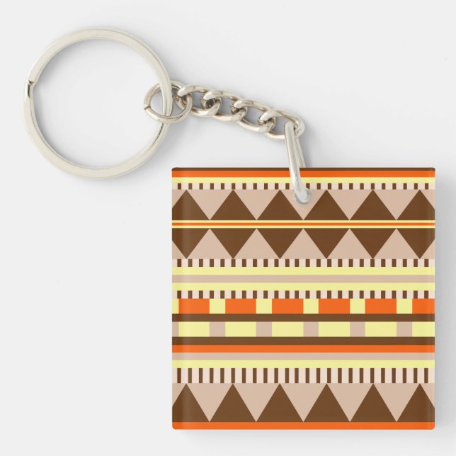 Porte-clés Motif géométrique (Devant)