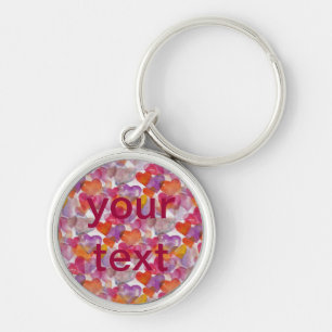 Porte-clés MOTIF HEART ART 3 + votre texte