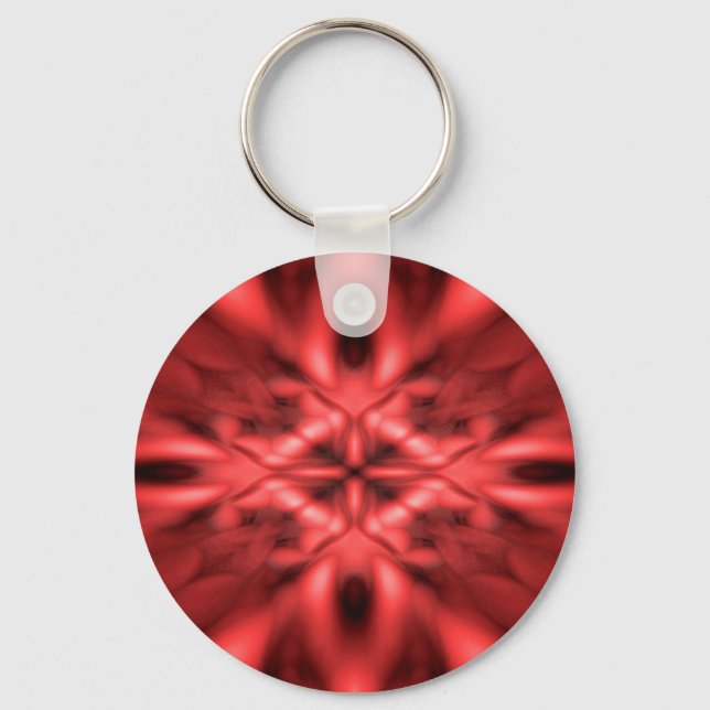 Porte-clés Motif imaginaire rouge (Recto)
