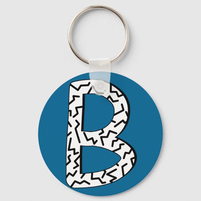 Porte-clés Motif Jagged B (Recto)