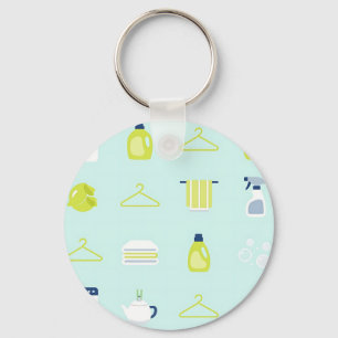 Porte-clés Motif Jour de Lessive Frais