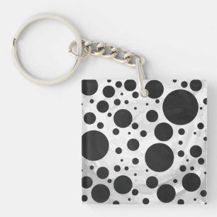 Porte-clés Motif Kohl Black Polka