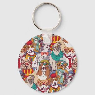Porte-clés Motif mignon de mode de chiot