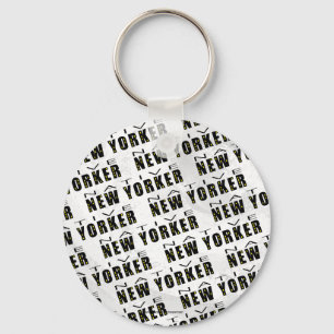 Porte-clés Motif natif du New Yorker
