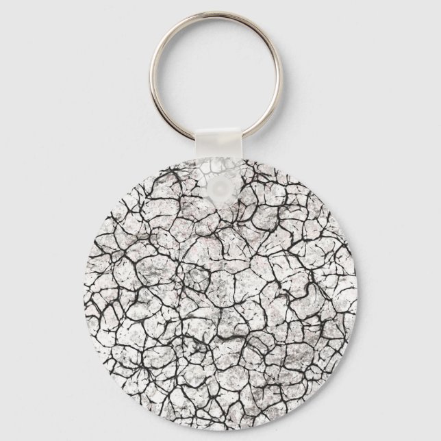 Porte-clés Motif numérique marbre fissuré (Recto)