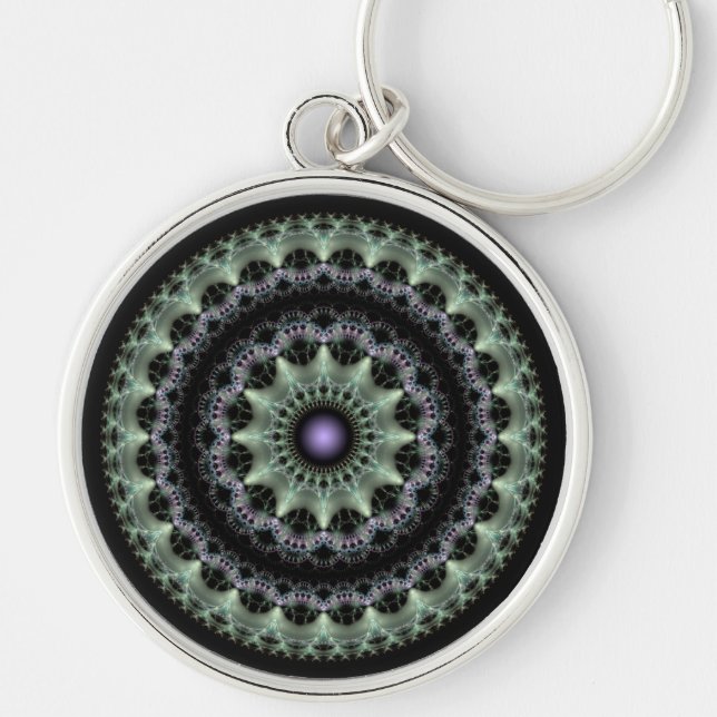 Porte-clés Motif orné fractal (Devant)