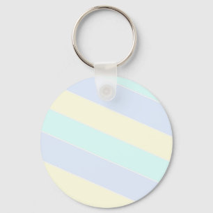 Porte-clés Motif pastel doux rayé