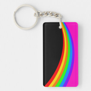 PORTE-CLÉS MOTIF RAINBOW