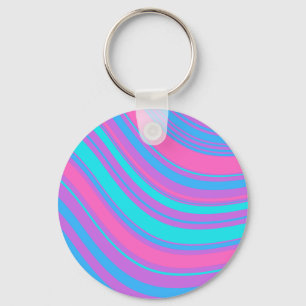 Porte-clés Motif rétro Wavy
