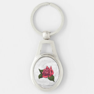 Porte-clés Motif rose