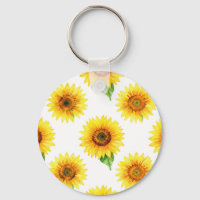Motif sans couture de tournesol aquarelle lumineux