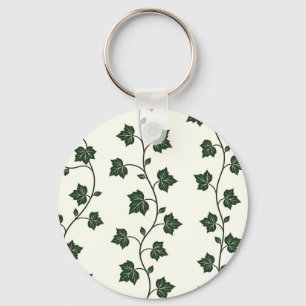 Porte-clés Motif sans couture de vigne de lierre vert classiq