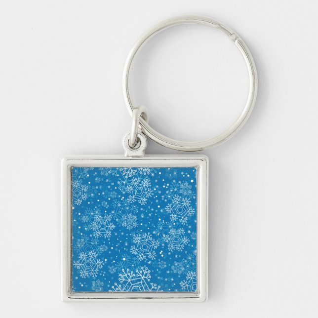 Porte-clés Motif Snowflake (Devant)