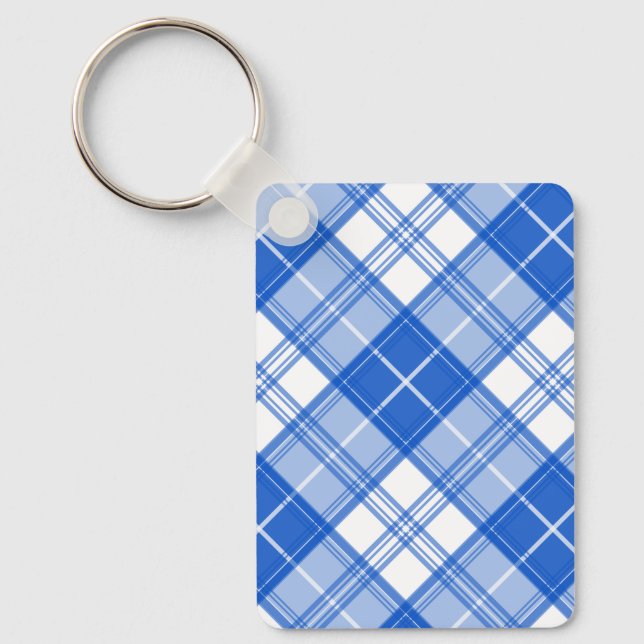 Porte-clés Motif tatan bleu foncé yxm0uat9 diagonale (Recto)