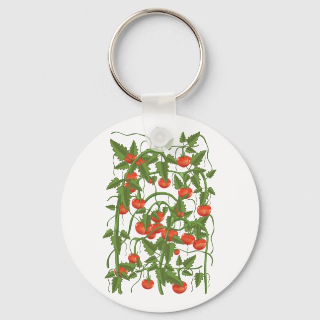 Porte-clés Motif Tomates (Recto)