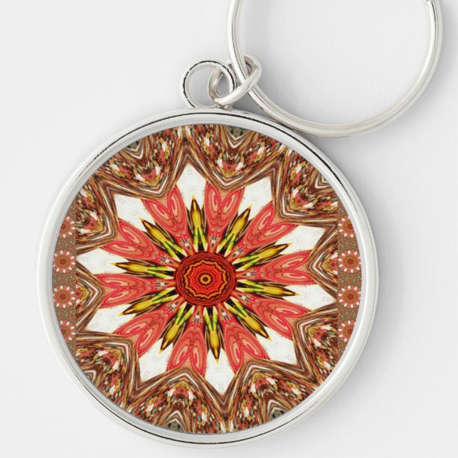 Porte-clés Motif traditionnel d'Asie africaine (Devant)