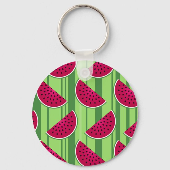 Porte-clés Motif Watermelon Wedges (Recto)