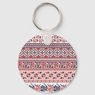 Porte-clés Motifs de conception de point de croix