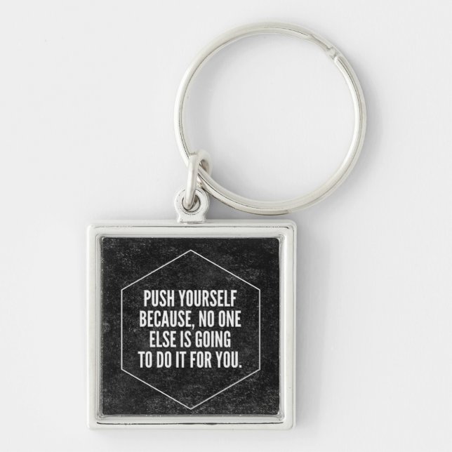 Porte-clés Motivation Gym - Pousser - Inspiration (Devant)