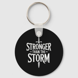 Porte-clés Motivation Inspirante Positive, Plus Forte Que T