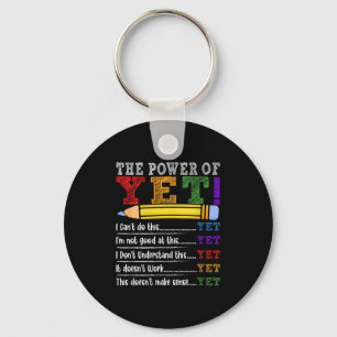 Porte-clés Motivation pour enseignante à l'état d'esprit de c