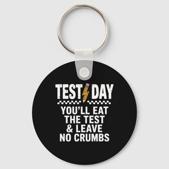 Porte-clés Motivation pour le jour de test de l'État Staar Vo (Recto)