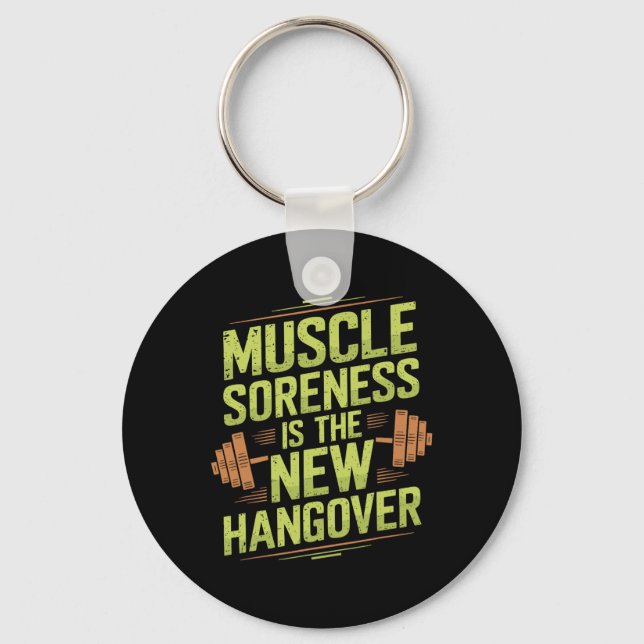 Porte-clés Motivation pour l'entraînement de musculation et s (Recto)
