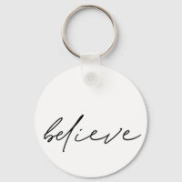 Motivational Believe manuscrit noir Script