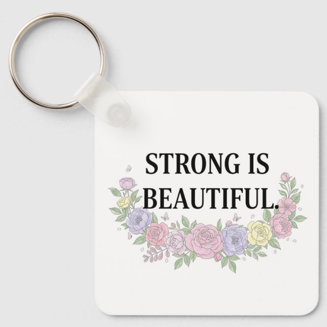 Porte-clés motivationnel personnalisé (Recto)