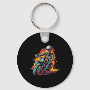 Porte-clés Moto à cheval Halloween Costume Biker