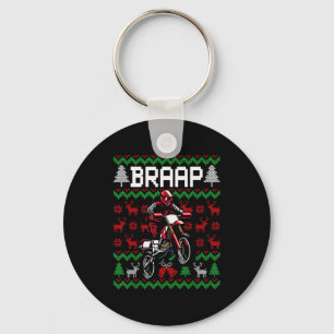 Porte-clés Moto de Noël Motocross Braap Vélo de Dirt