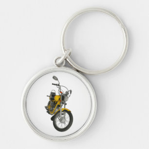 Porte-clés Moto jaune