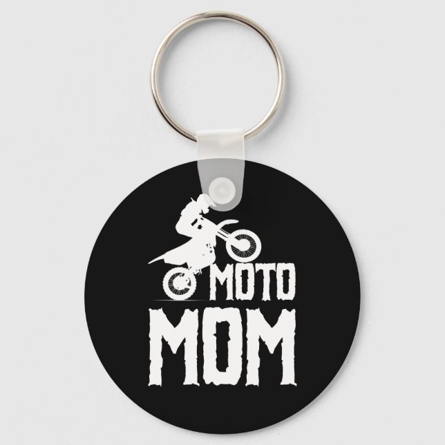 Porte-clés Moto Maman Motorcross (Recto)