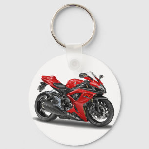 Porte-clés moto rouge suzuki GSX-R600