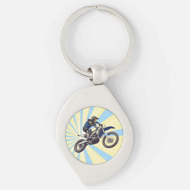 Porte-clés Motocross (Devant)