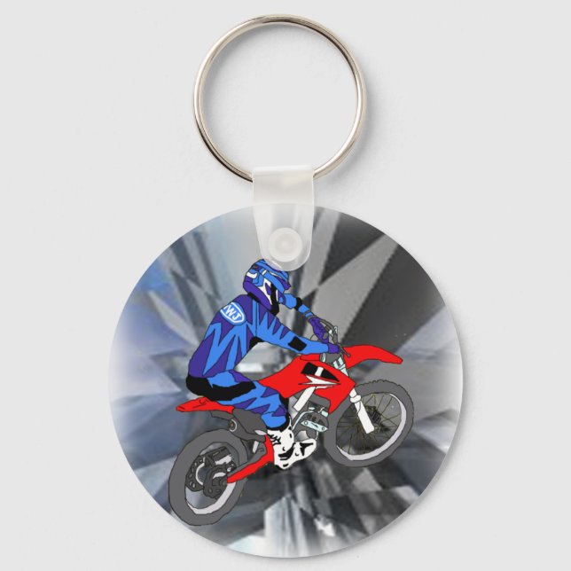 Porte-clés Motocross 204 (Recto)