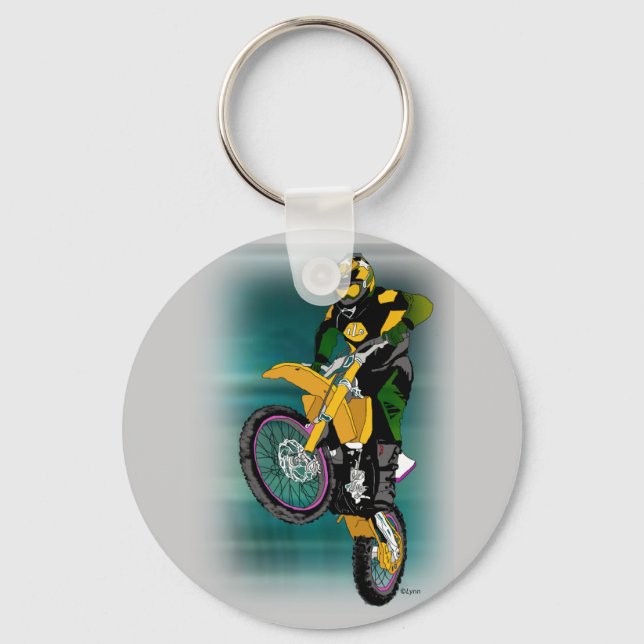 Porte-clés Motocross 408 (Recto)