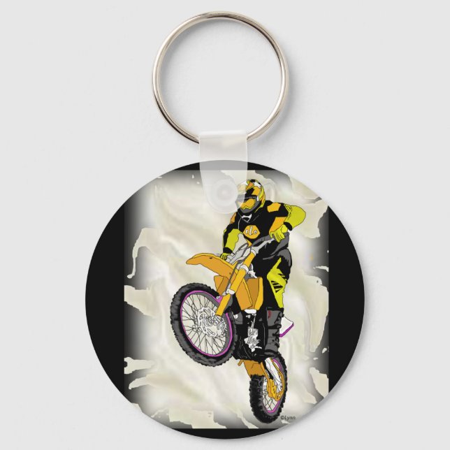 Porte-clés Motocross 409 (Recto)